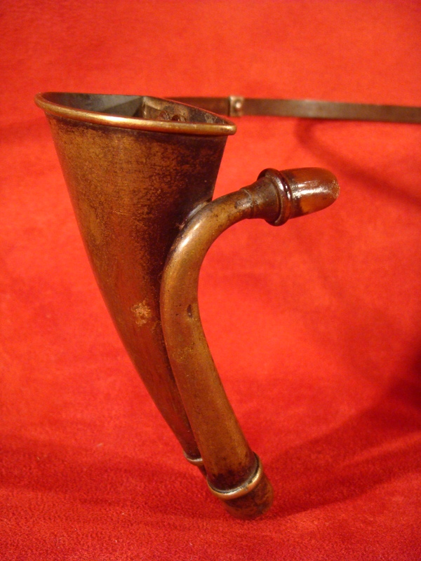 Cornet acoustique trompette de l'oreille 26cm style antique fanfare corne